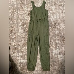 Wonder Nation Olive Green Romper size S 6/6X